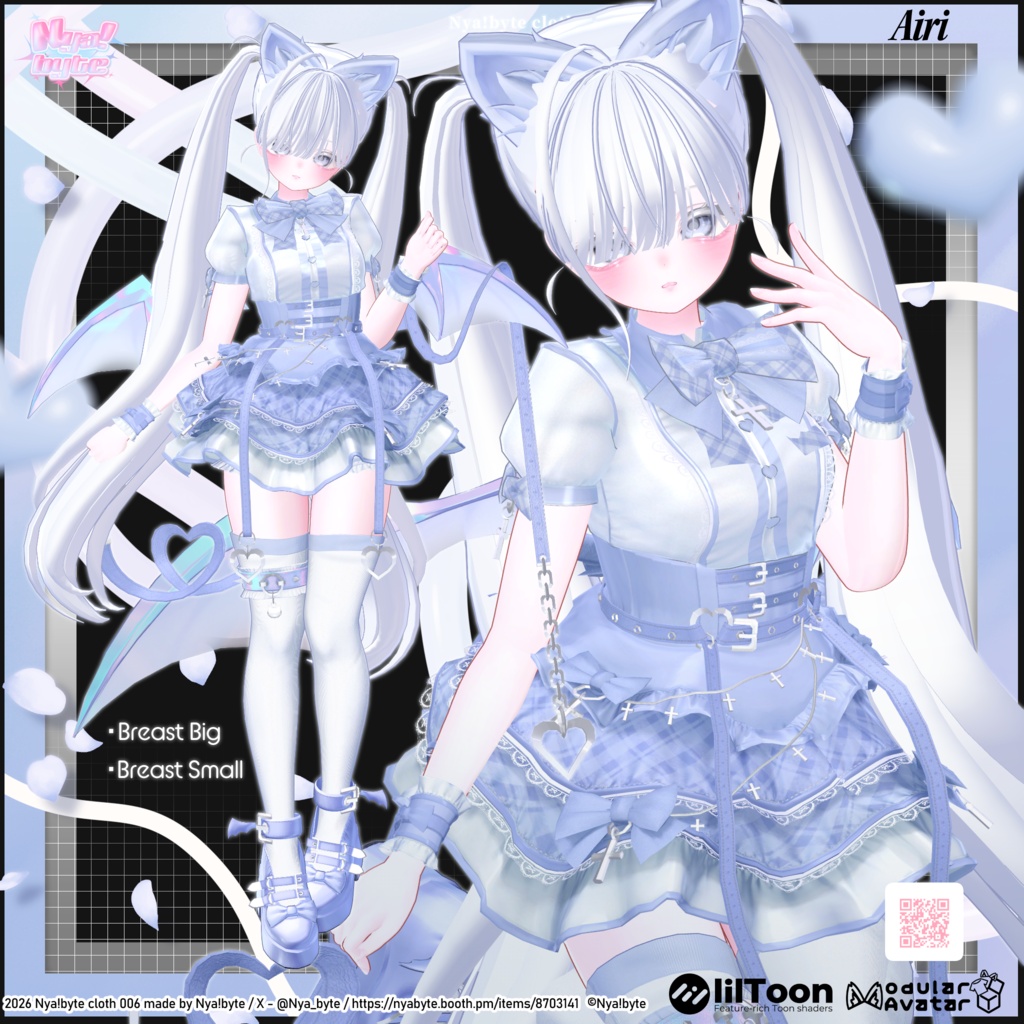 ‼️SALE‼️40%OFF【11avatars】NyamMemoly Bloom -VRC想定-