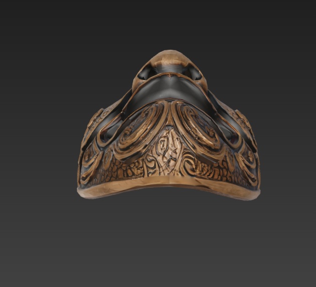 Black-Gold Dragon Mask 黒金龍仮面