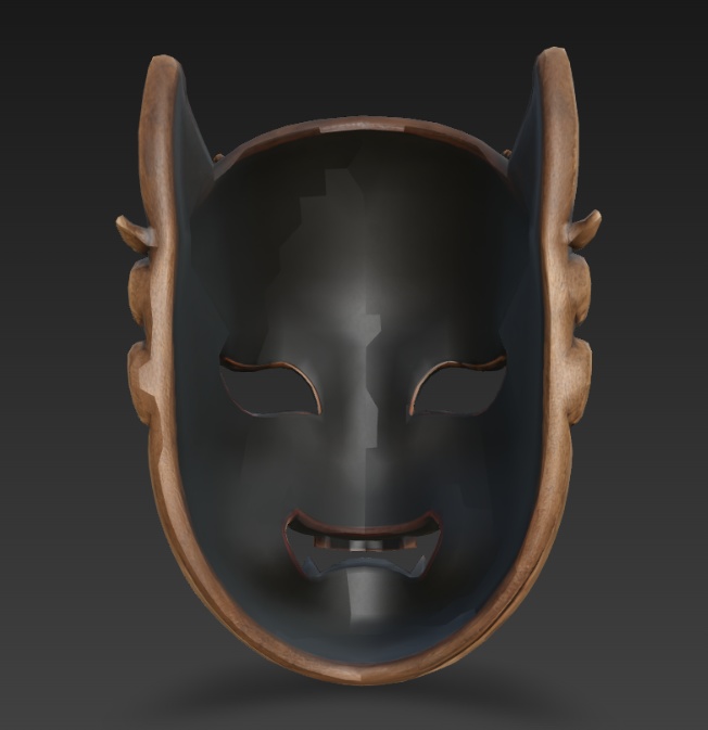 Black-Gold Dragon Mask 黒金龍仮面