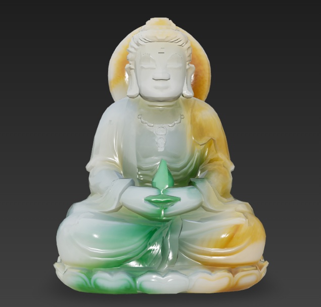 Serene Jade Buddha 玉仏