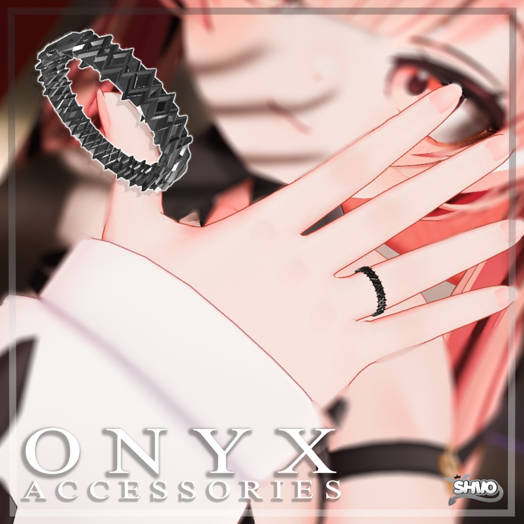 「VRChatアクセサリー」 Onyx Accessories (Simple Accessories for VRChat)
