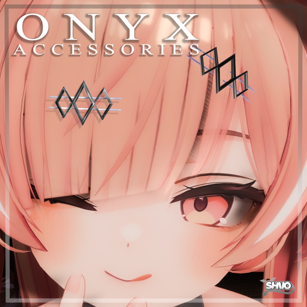 「VRChatアクセサリー」 Onyx Accessories (Simple Accessories for VRChat)