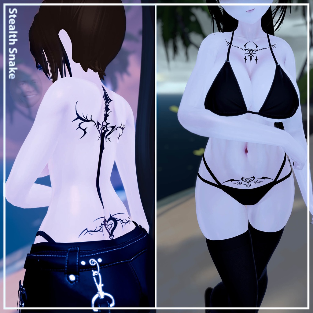 100+ Tattoo Megapack 「100+ タトゥーパック」 (All Avatars, Multiple Themes)