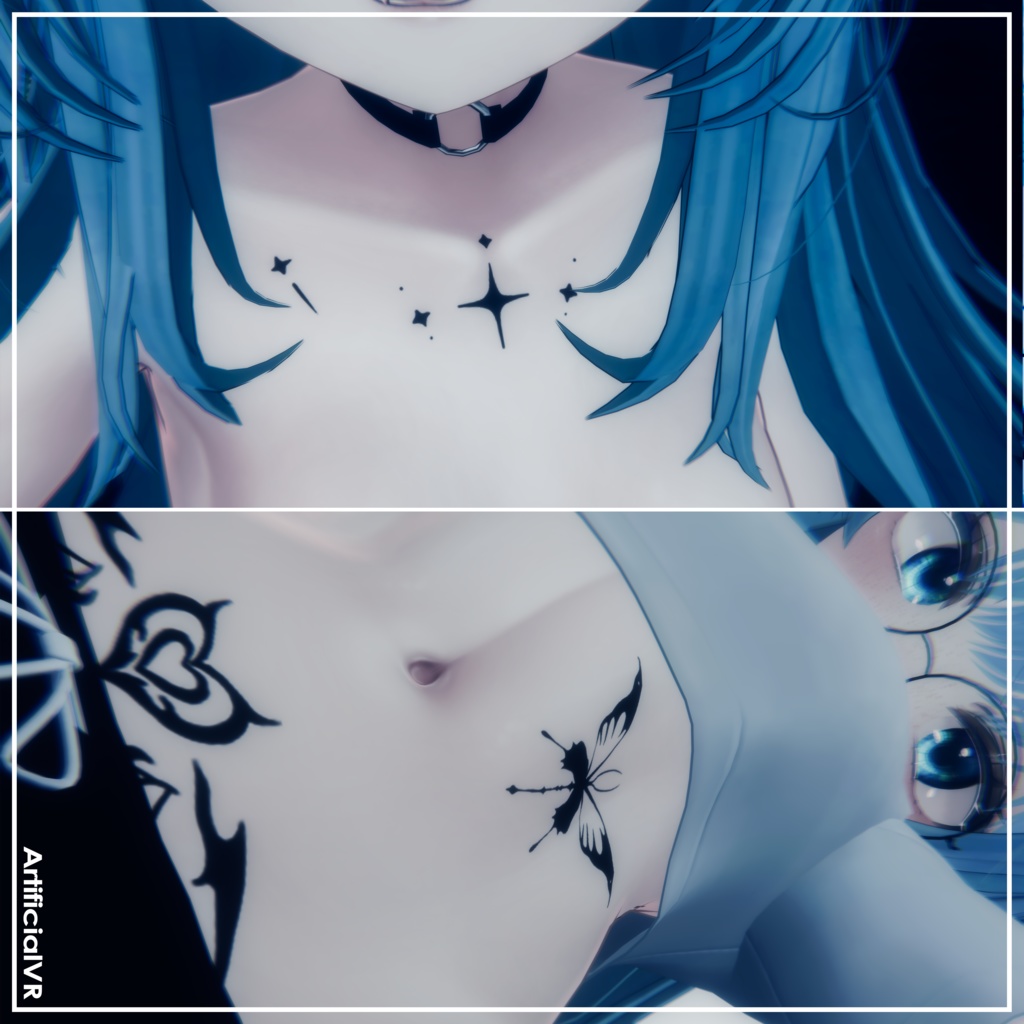 100+ Tattoo Megapack 「100+ タトゥーパック」 (All Avatars, Multiple Themes)