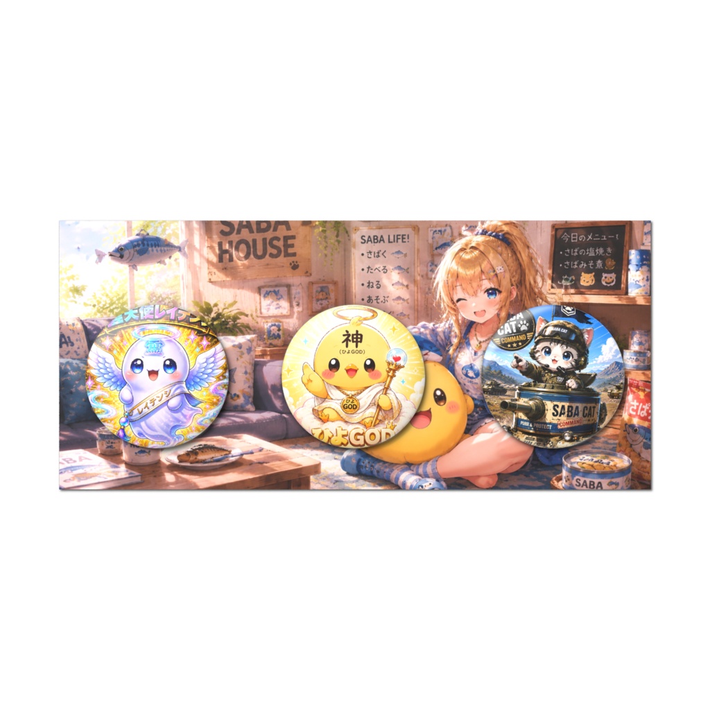 缶バッジセット 3個セット