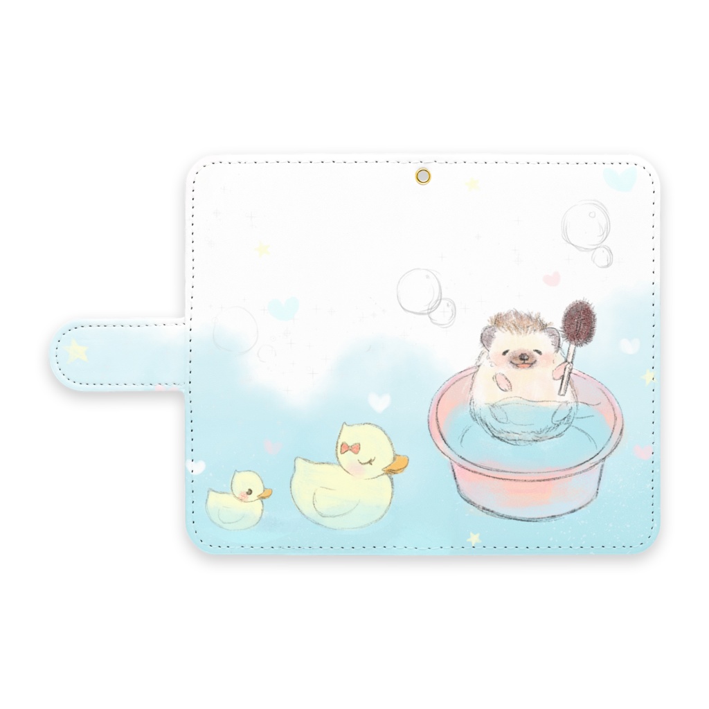 はりねずみとお風呂