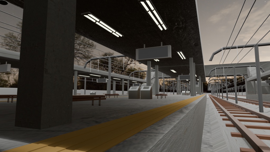 ちょっと寂れた駅