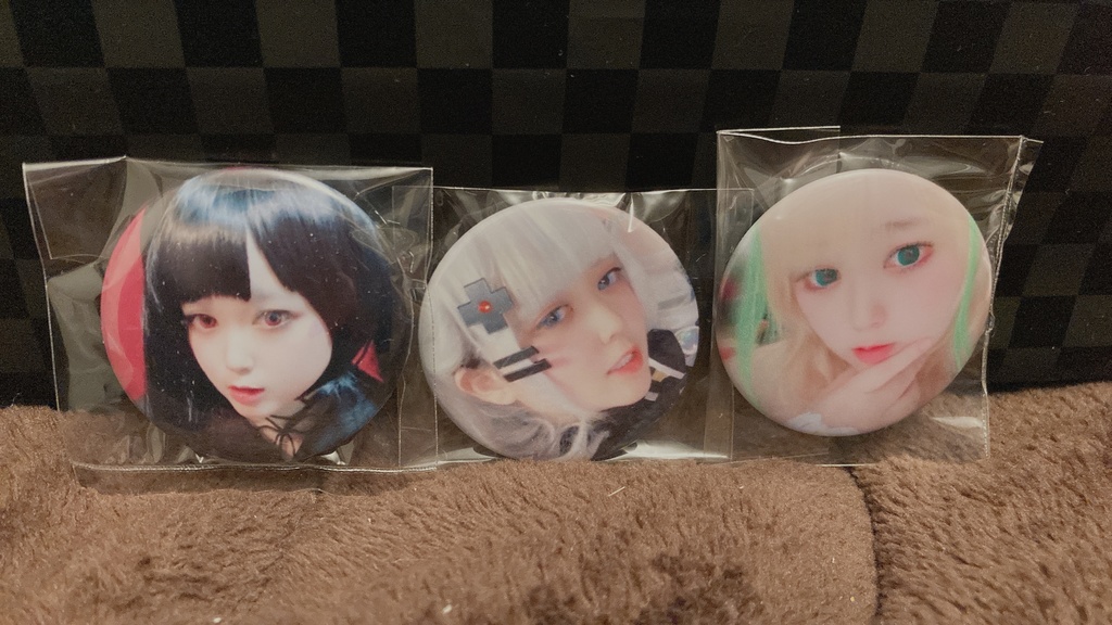 缶バッチ 44mm 3個セット 
