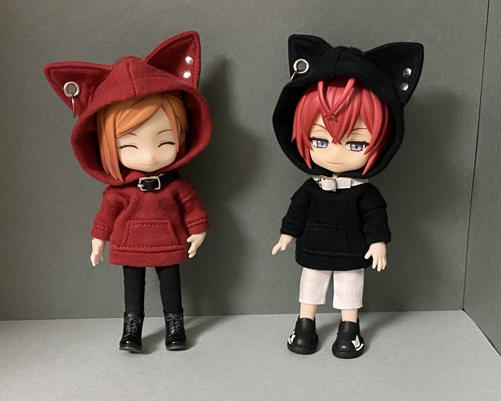 猫耳パーカー【チョーカー色変更可】