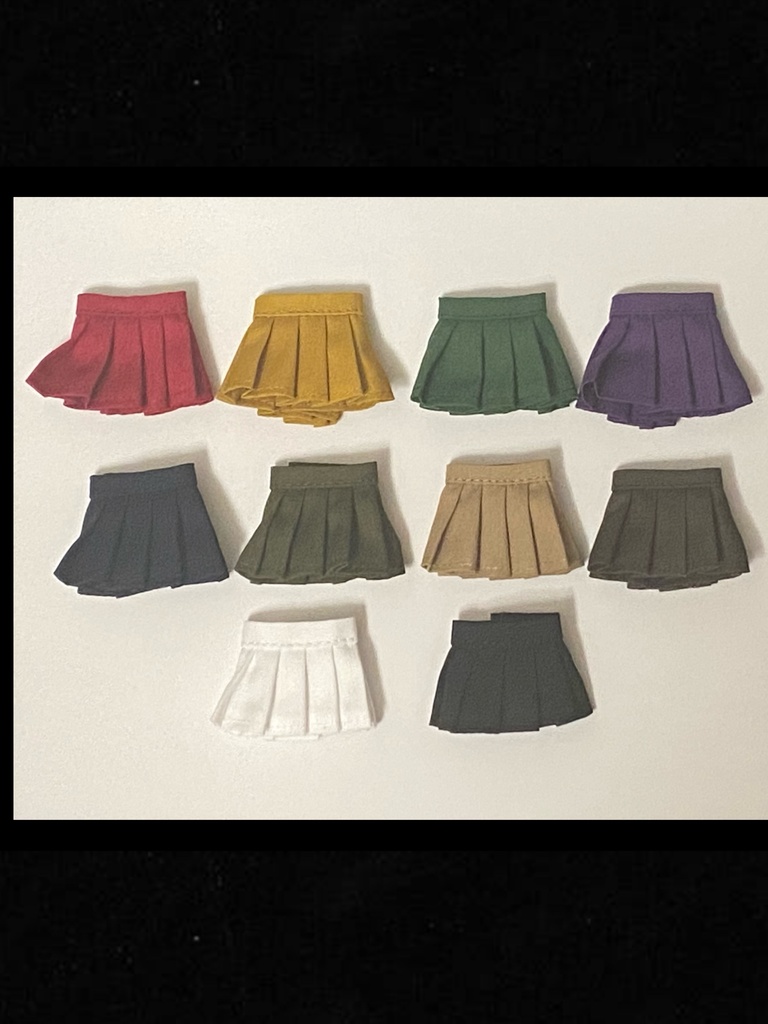 プリーツスカート【オビツ11】ねんどろいどどーる【ymyドール】