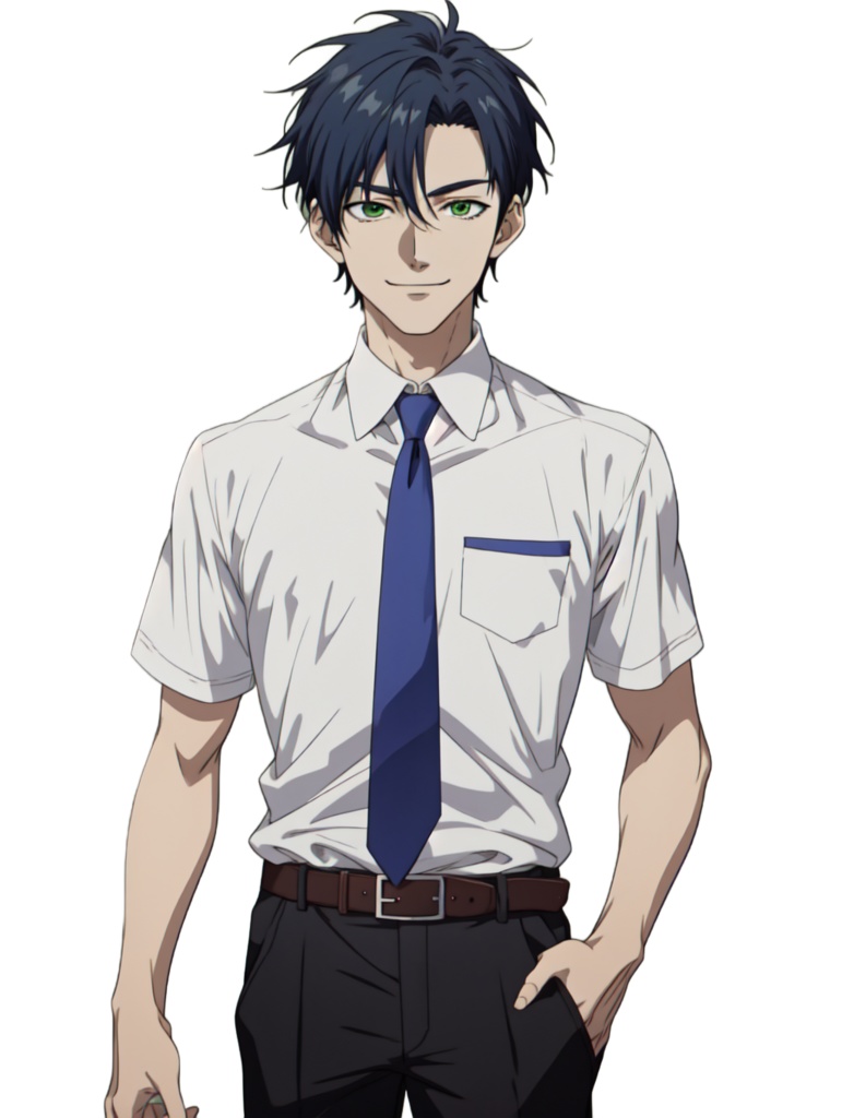 002 半袖制服男子【Randomly Generated Characters】