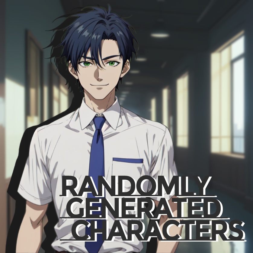 002 半袖制服男子【Randomly Generated Characters】