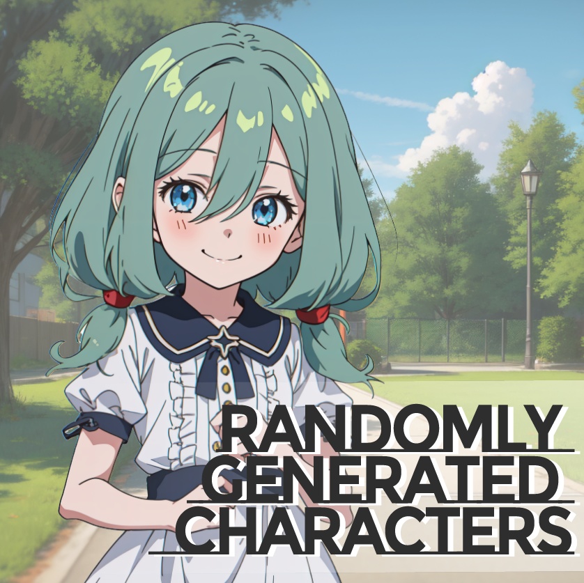 005 フリルドレスの少女【Randomly Generated Characters】