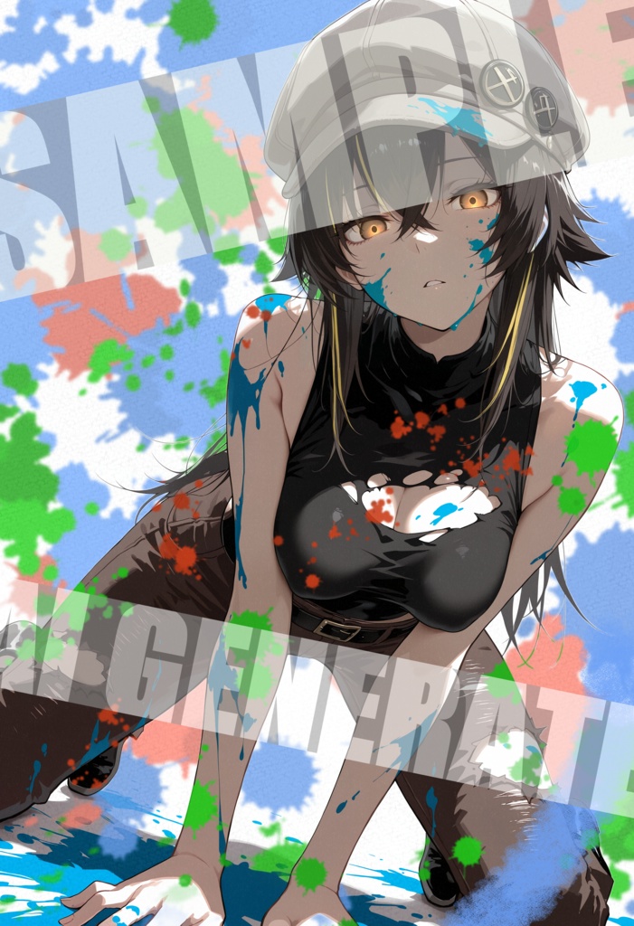 AI立ち絵 -016- 私服女子