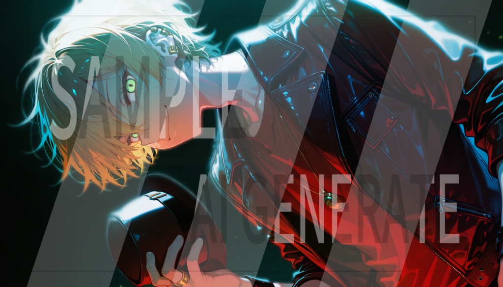 AI立ち絵 -036- 情報通な男性