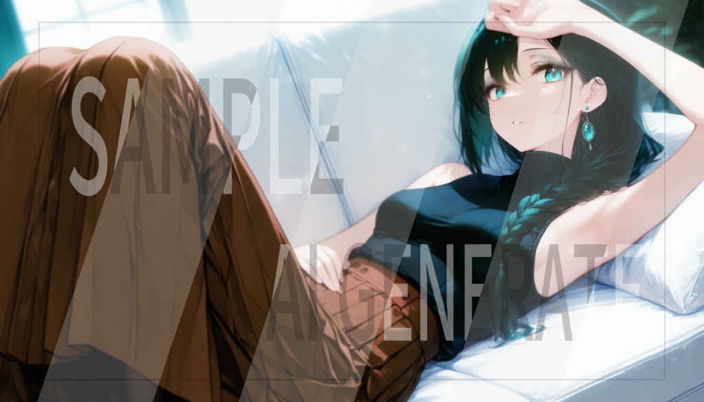 AI立ち絵 -058- 少し抜けてる感じな女性