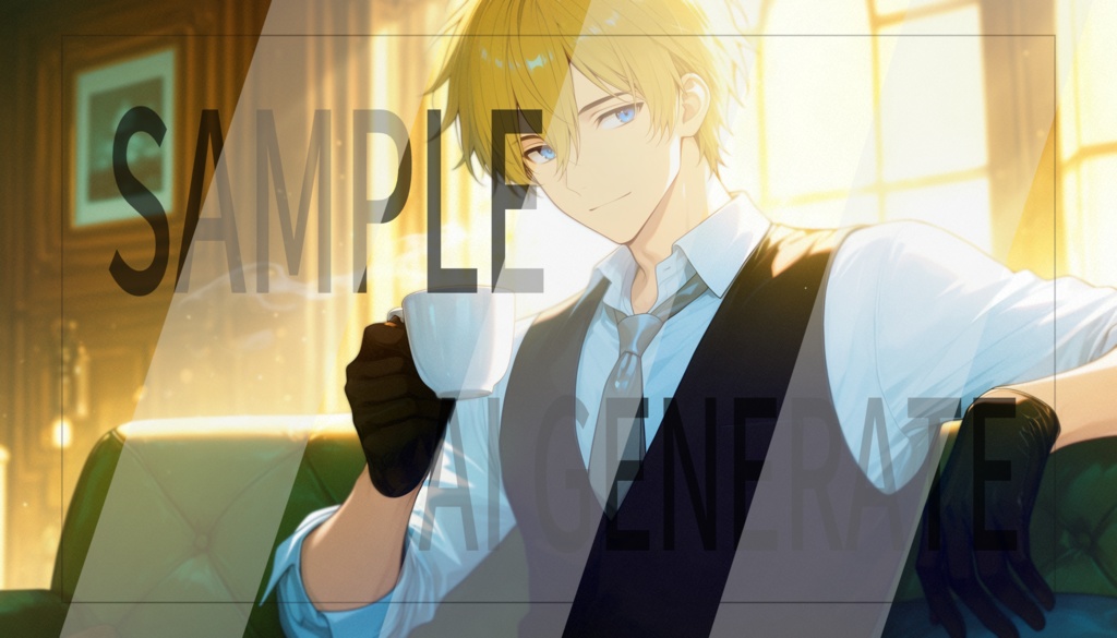 AI立ち絵 -067- 探偵みたいな青年