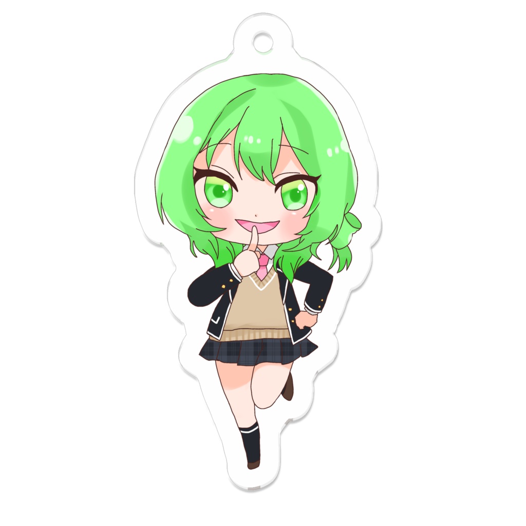 ミント💚アクリルキーホルダー