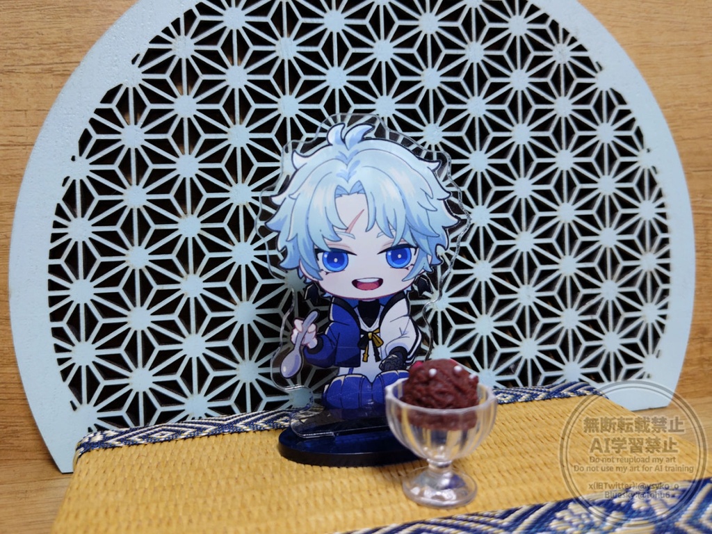 藤堂に食べ物を与えたい時に使えるアクスタ