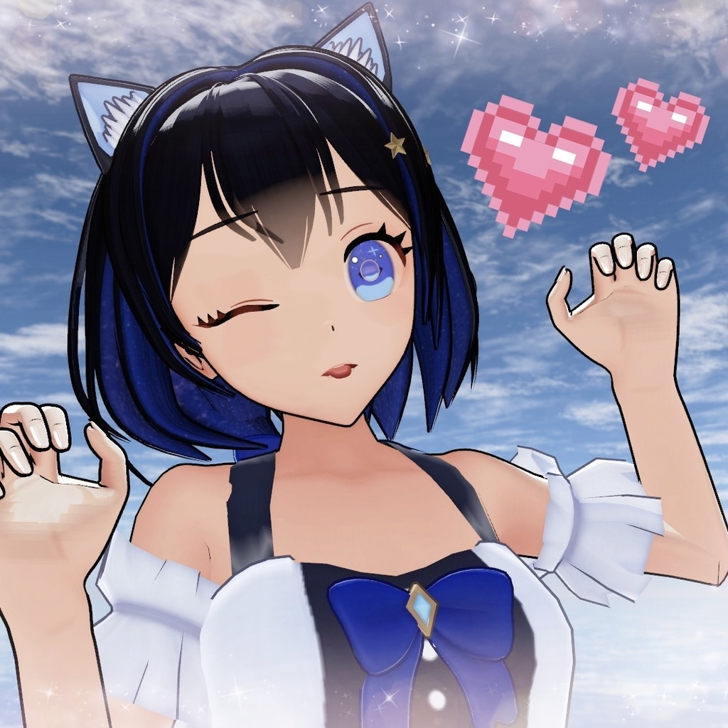 VRChat想定オリジナル3Dモデル「Umi」