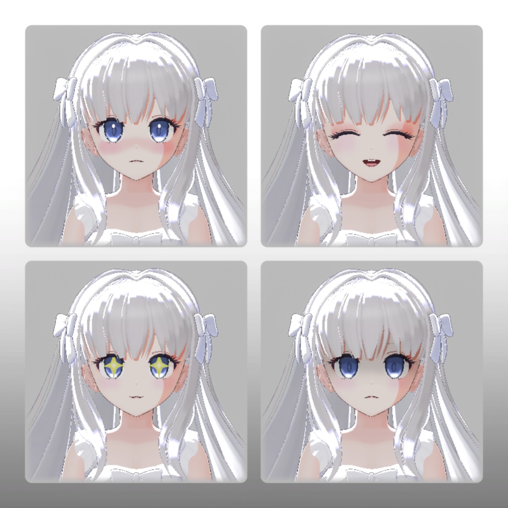 VRChat想定オリジナル3Dモデル「Milk」