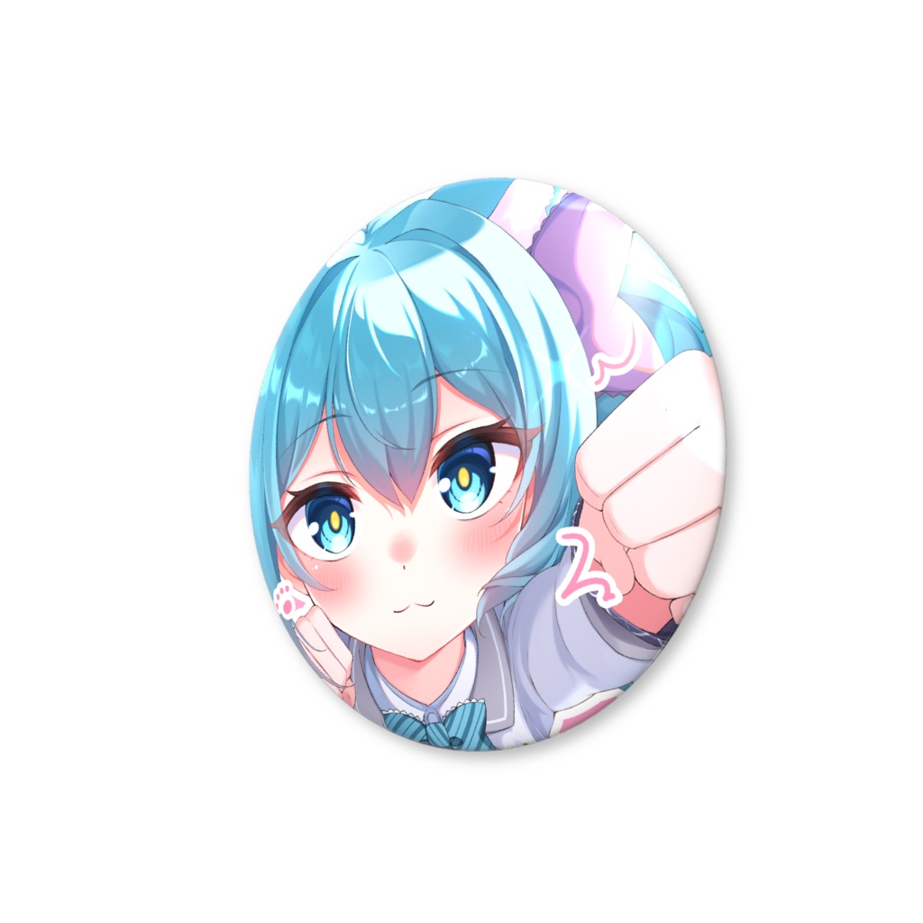 猫パンチ缶バッジ