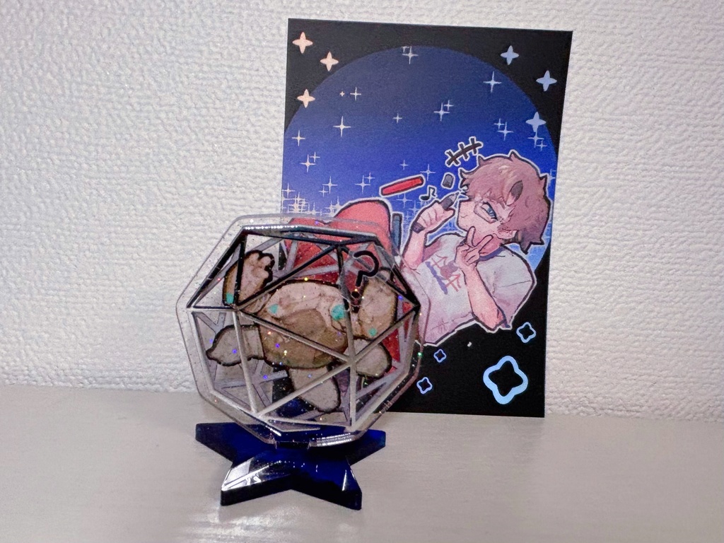 ⚠︎再入荷情報が商品紹介文に　ロッキー　貼って剥がせる落書きシールつきアクスタ