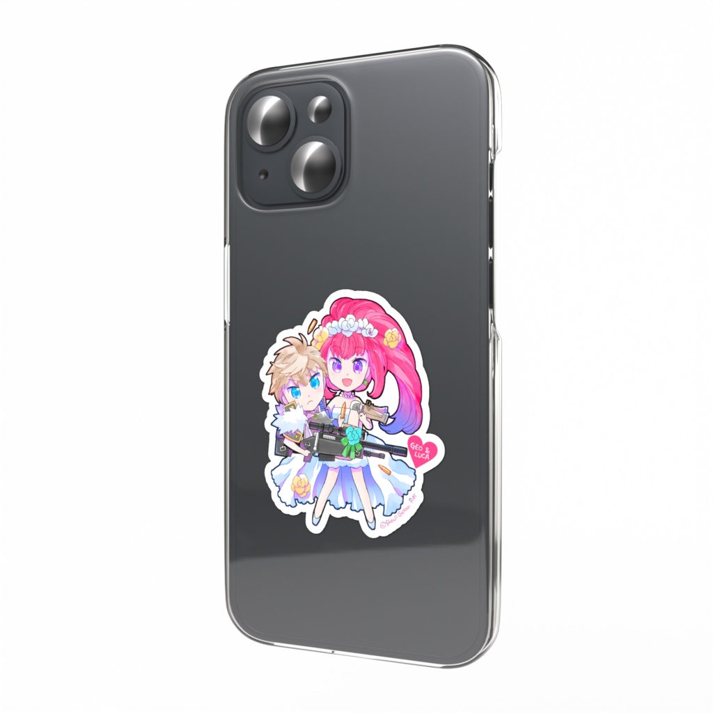 ジオ＆ルカ　お姫様抱っこ♡スマホステッカー