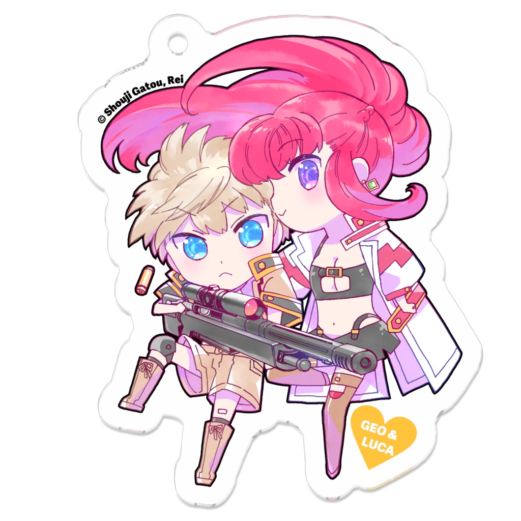 ジオ&ルカ なかよしバトル♡アクリルキーホルダー