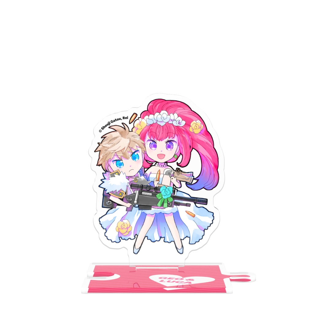つながる♡アクスタ　赤（お姫様抱っこver.）