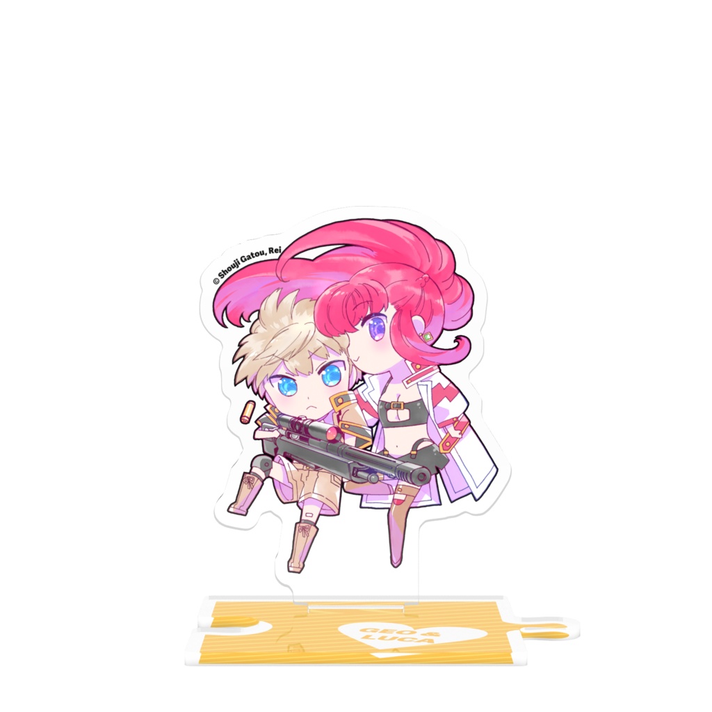 つながる♡アクスタ　黄（なかよしバトルver.）