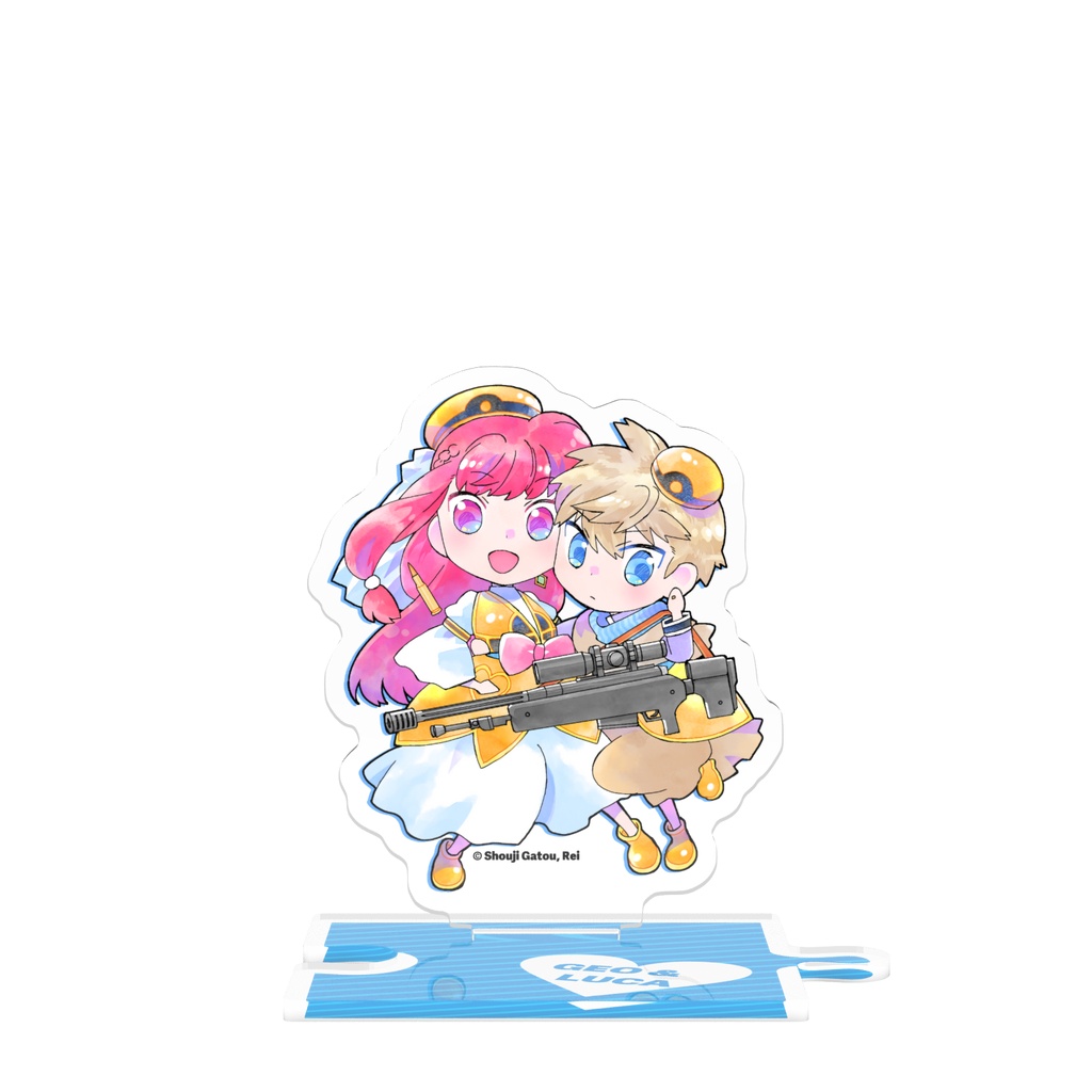 つながる♡アクスタ 青(ラブラブ夫婦ver.)