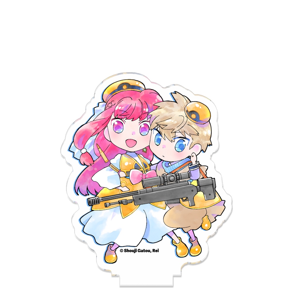 つながる♡アクスタ 青(ラブラブ夫婦ver.)