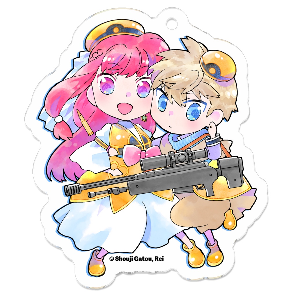 ジオ&ルカ ラブラブ夫婦♡アクリルキーホルダー