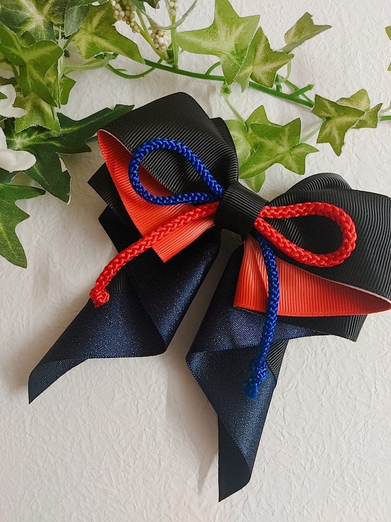 刀剣乱舞 七星剣 イメージ ハンドメイド ヘアアクセサリー リボン