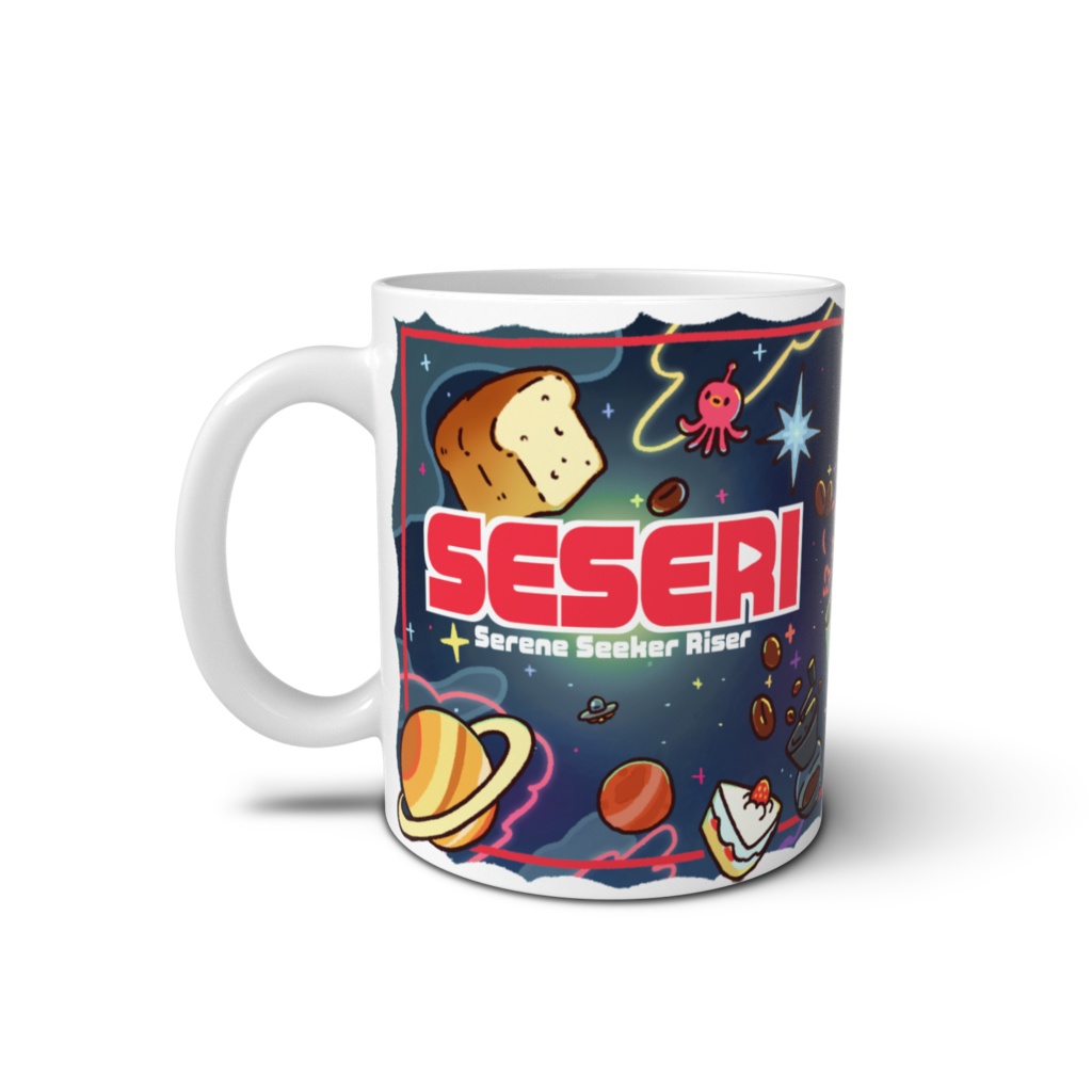SESERIと一緒にコーヒーを飲みたい人用マグカップ