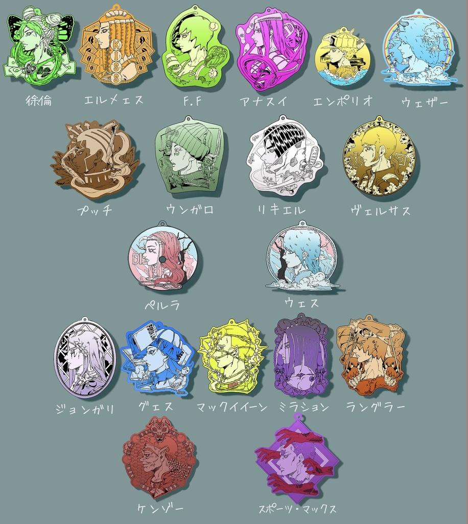 Part6アクリルキーホルダー