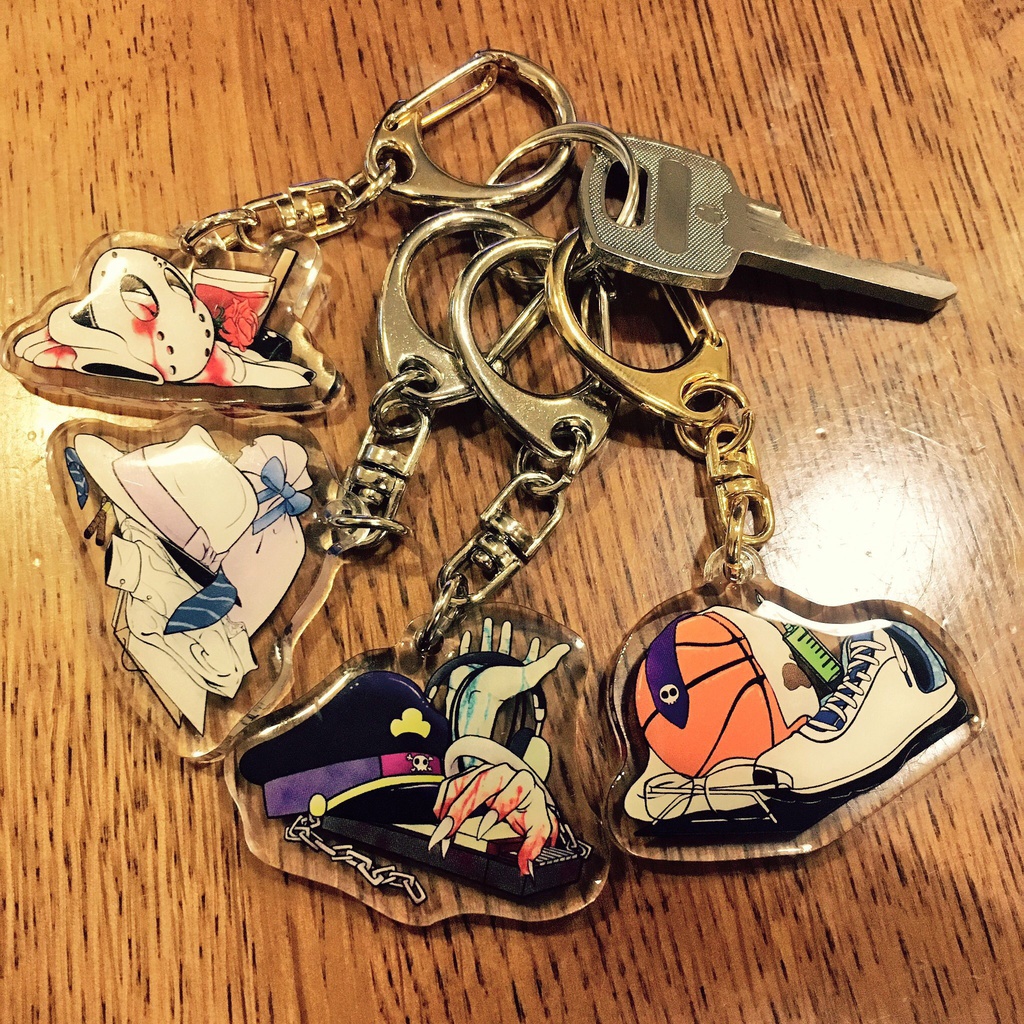 派生モチーフアクリルキーホルダー