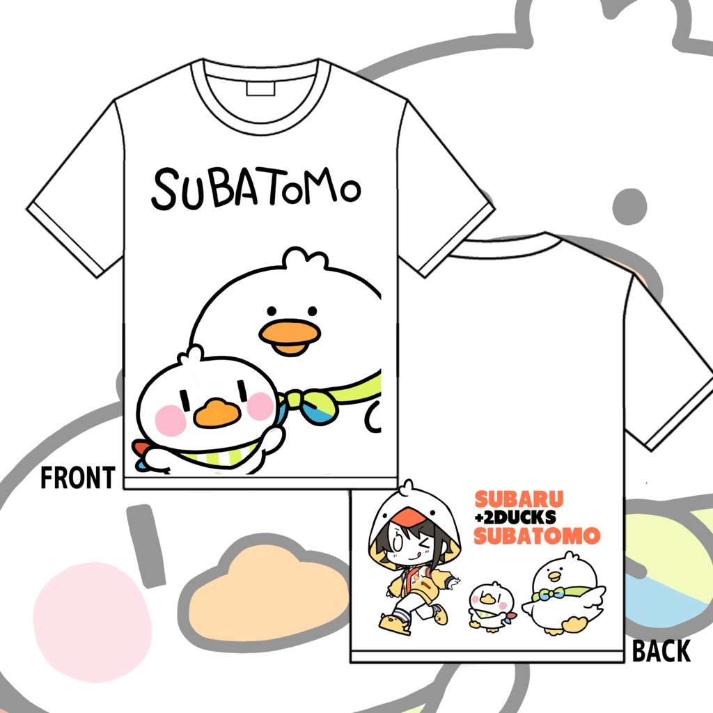 【C107新作】ホロライブ　すばともTシャツv2