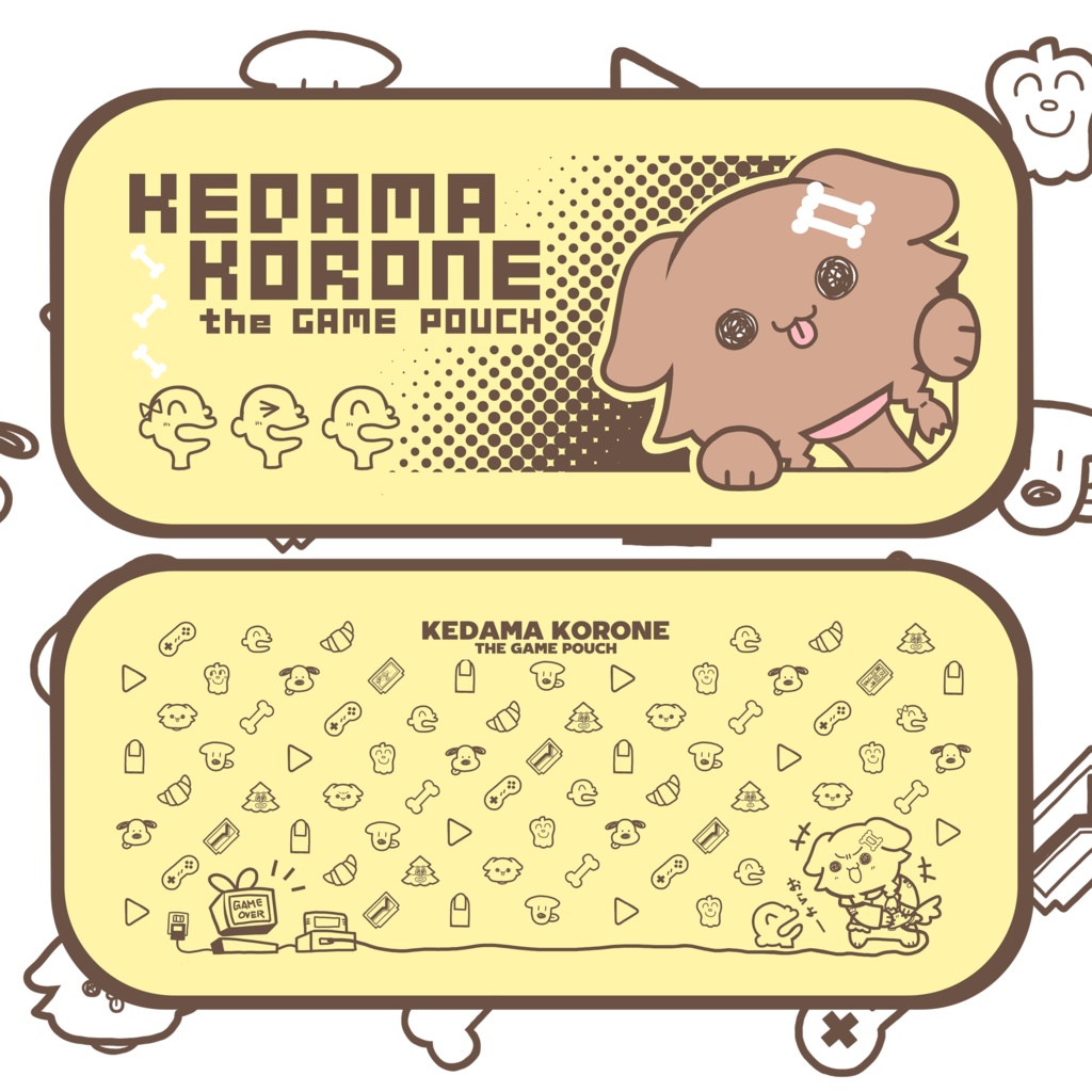 【C108新作】毛玉ころね ザ ゲームポーチ