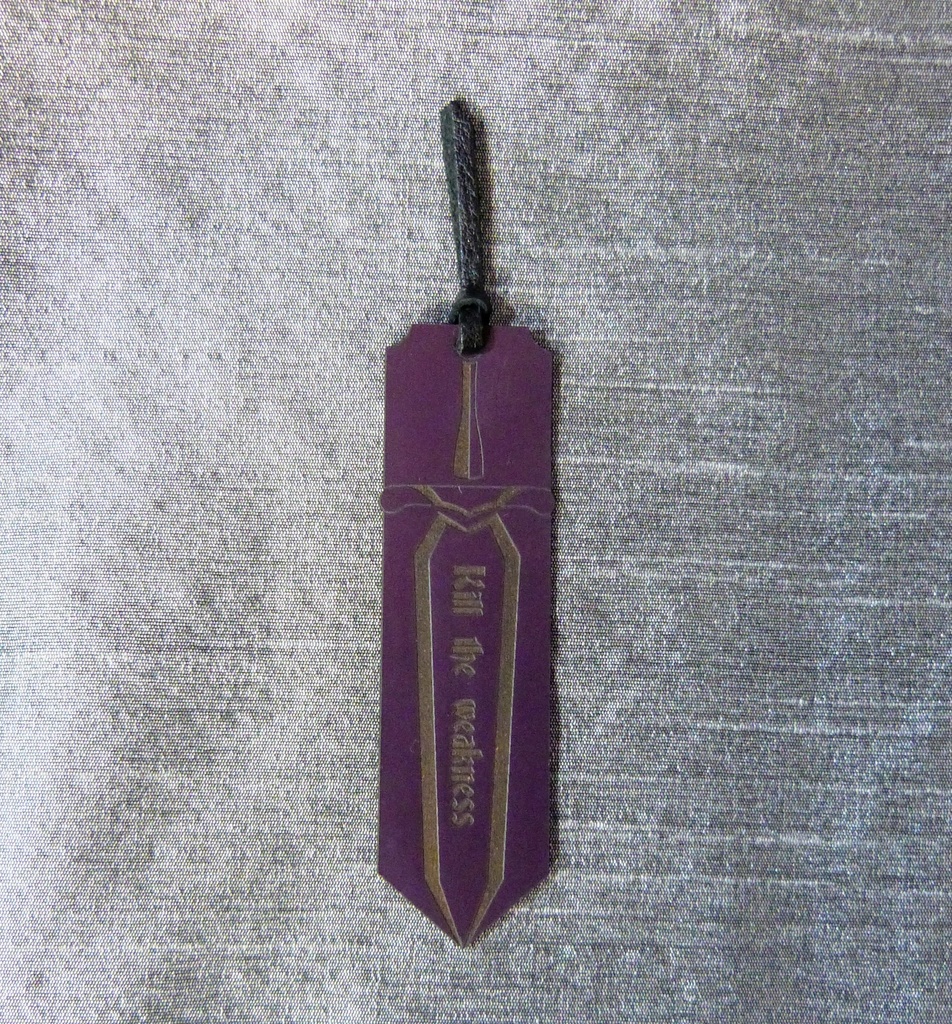 レザーブックマーク－sword－(violet)