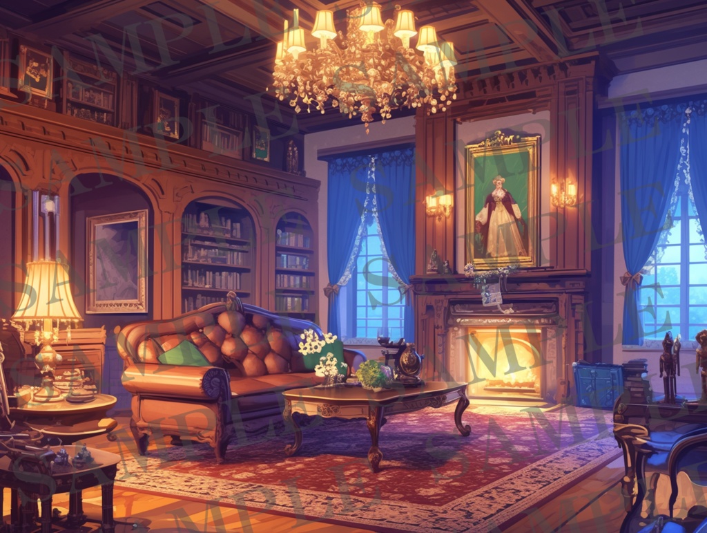 【背景セット 洋館 61枚】(ゲーム/TRPG/ココフォリア)