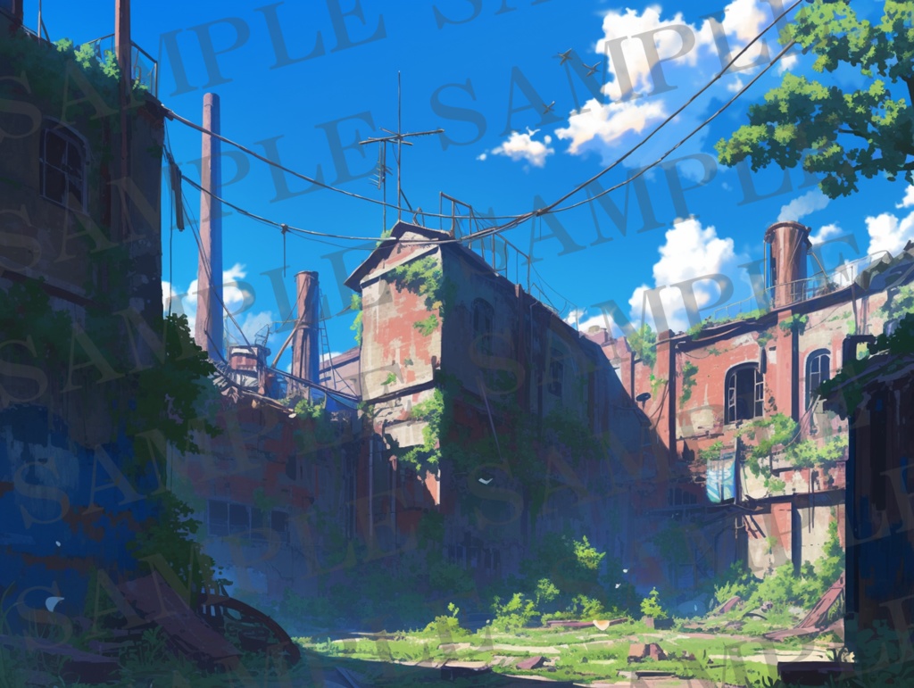 【背景セット 廃墟 73枚】(ゲーム/TRPG/ココフォリア)