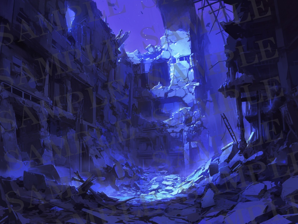 【背景セット 廃墟 73枚】(ゲーム/TRPG/ココフォリア)