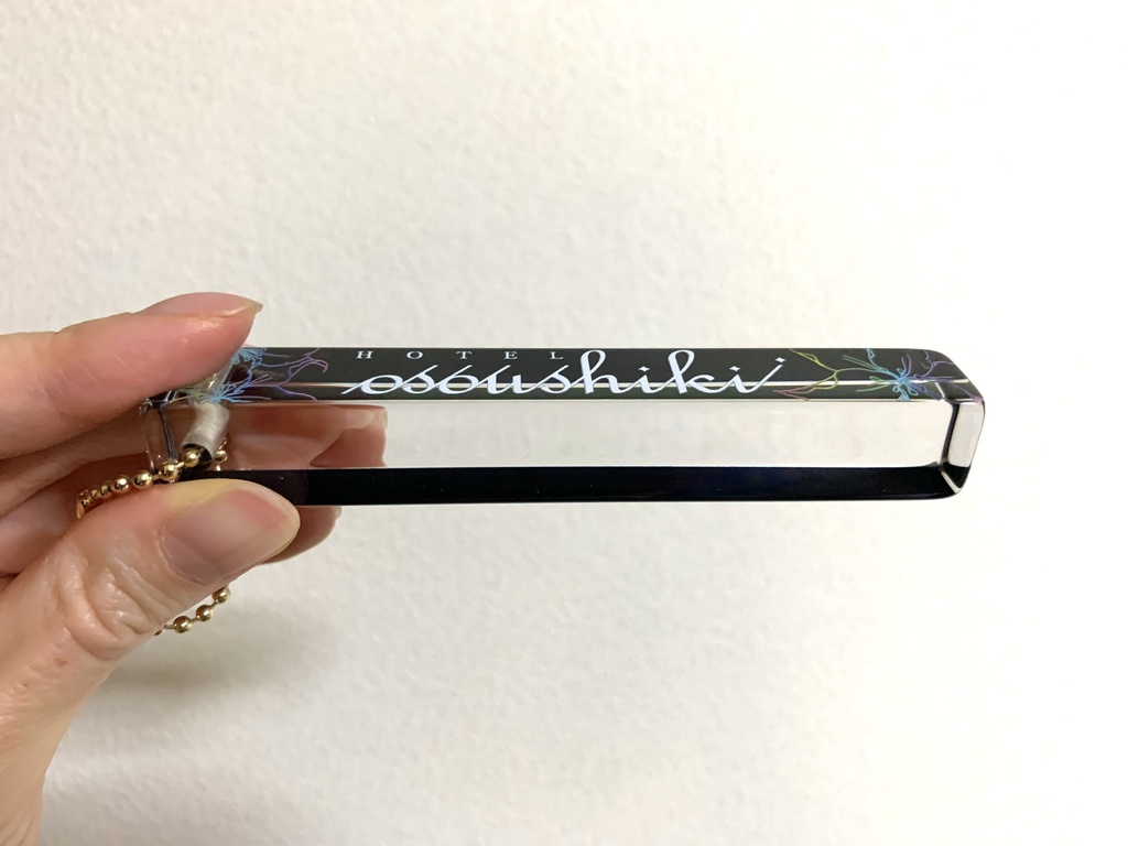 【受注生産】HOTEL osoushiki ホテルキー風アクリルキーホルダー