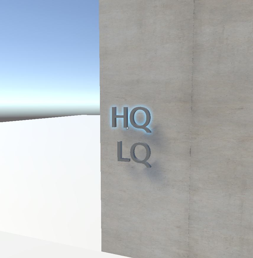 立体文字のシンプルミラーセット