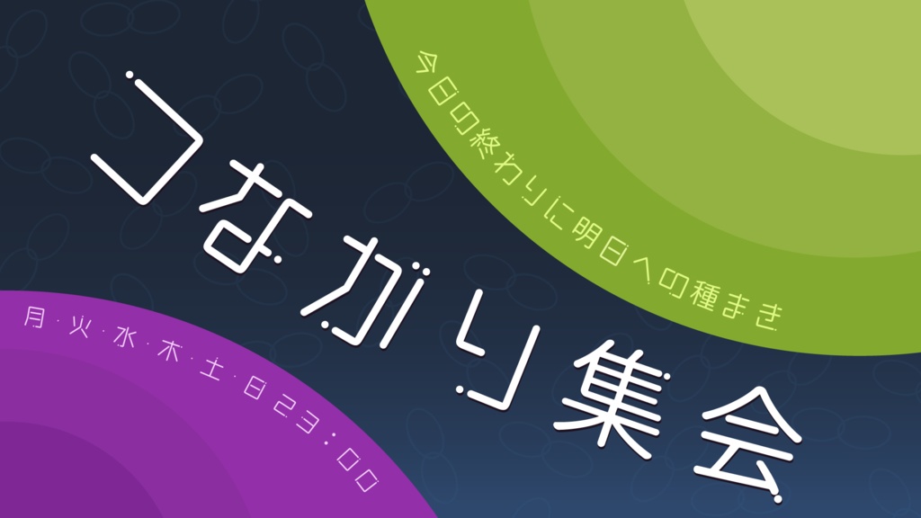 つながり集会メディアキット(ポスターなど)