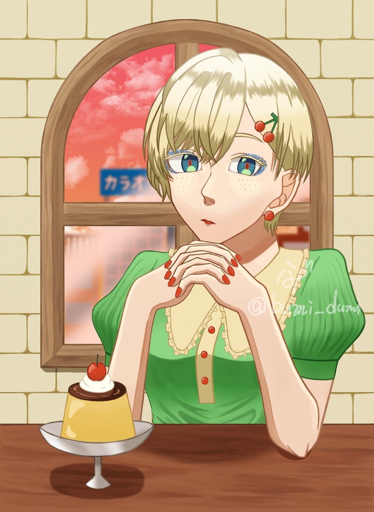 レトロクリームソーダさんTシャツ