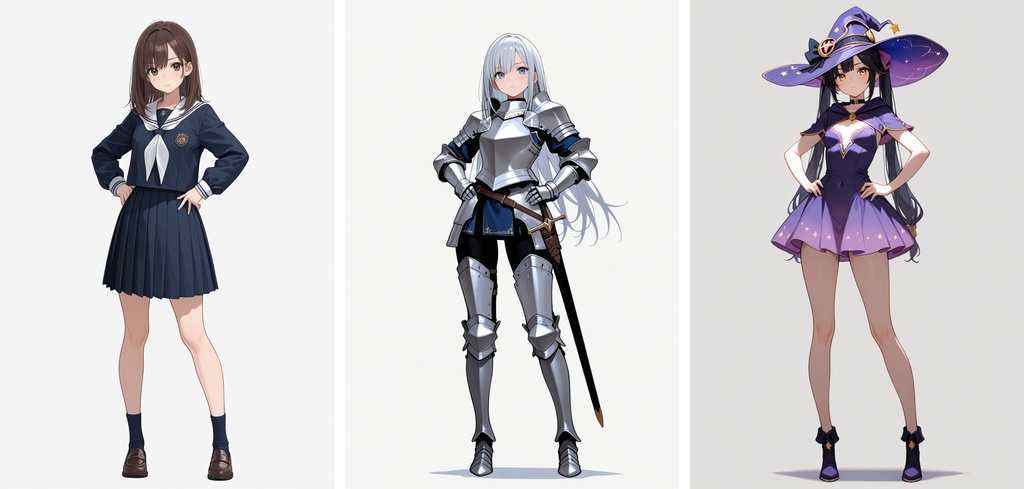 【ComfyUI】ポーズ固定ワークフロー完全セット|好きなポーズを好きなキャラで(SDXL/Illustrious/Pony対応)
