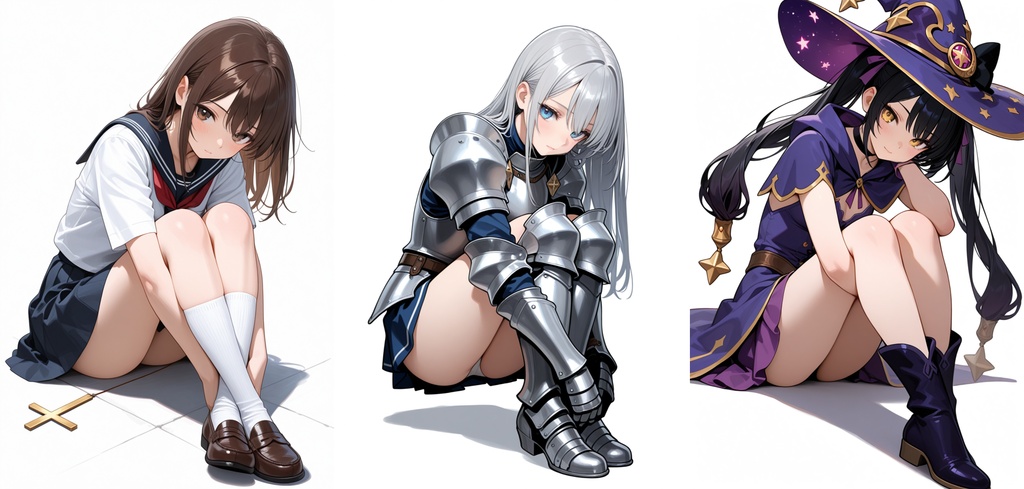 【ComfyUI】ポーズ固定ワークフロー完全セット|好きなポーズを好きなキャラで(SDXL/Illustrious/Pony対応)
